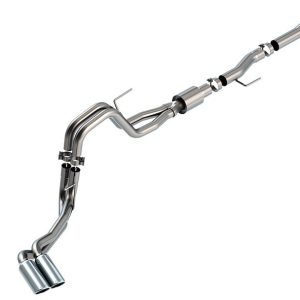 Borla Exhaust System Kit, Atak ® Series Cat Back System, T-304 Stainless Steel, With Muffler, 3 Inch to 2-1/4 Inch Pipe Diameter – 140877