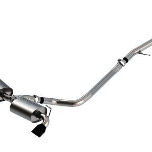 Borla Exhaust System Kit, S-Type Cat Back System, T-304 Stainless Steel, With Mufflers, 3 Inch to 2-1/4 Inch Pipe Diameter – 140882CB