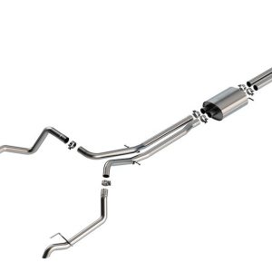 Borla Exhaust System Kit, S-Type Cat Back System, T-304 Stainless Steel, With Muffler, 2-3/4 Inch Diameter to 2-1/2 Inch Pipe Diameter – 140916