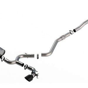 Borla Exhaust System Kit, Atak ® Series Cat Back System, T-304 Stainless Steel, With Muffler, 3 Inch Pipe Diameter – 140926BC
