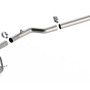 Borla Exhaust System Kit, Atak ® Series Cat Back System, T-304 Stainless Steel, With Muffler, 3 Inch Pipe Diameter – 140931