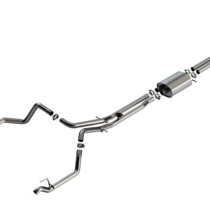 Borla Exhaust System Kit, S-Type Cat Back System, T-304 Stainless Steel, With Muffler, 2-1/2 Inch to 2-3/4 Inch Pipe Diameter – 140999