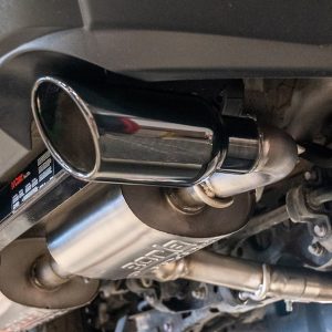 Borla Exhaust System Kit, S-Type Cat-Back System, T-304 Stainless Steel, With Mufflers, 2-1/4 Inch Pipe Diameter – 141009BC