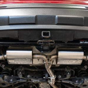 Borla Exhaust System Kit, S-Type Cat-Back System, T-304 Stainless Steel, With Mufflers, 2-1/4 Inch Pipe Diameter – 141009BC