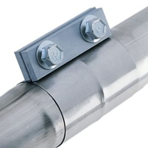 Borla Exhaust Clamp, T-304 Stainless Steel, 3 Inch Diameter, Band-Clamp, Single – 18006