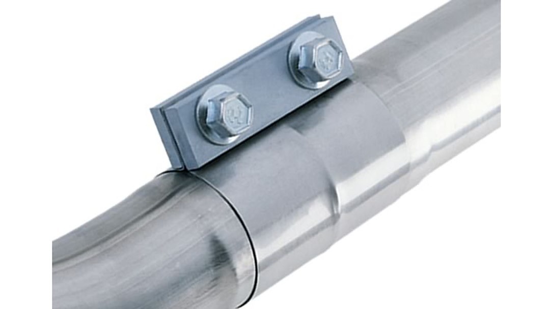 Borla Exhaust Clamp, T-304 Stainless Steel, 3 Inch Diameter, Band-Clamp, Single – 18006