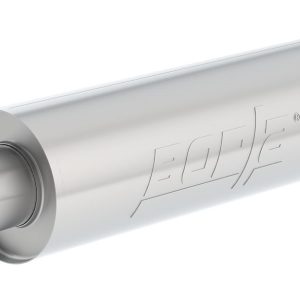 Borla Exhaust Muffler, XR-1 ® Series, T-304 Stainless Steel, 5 Inch Diameter Case, Single 2-1/2 Inch Center Inlet – 401392
