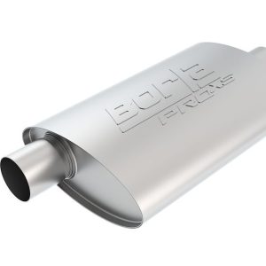 Borla Exhaust Muffler, Pro Xs Series, T-304 Stainless Steel, 9-1/2 Inch Width X 4 Inch Height Case, Single 2-1/2 Inch Center Inlet – 40358