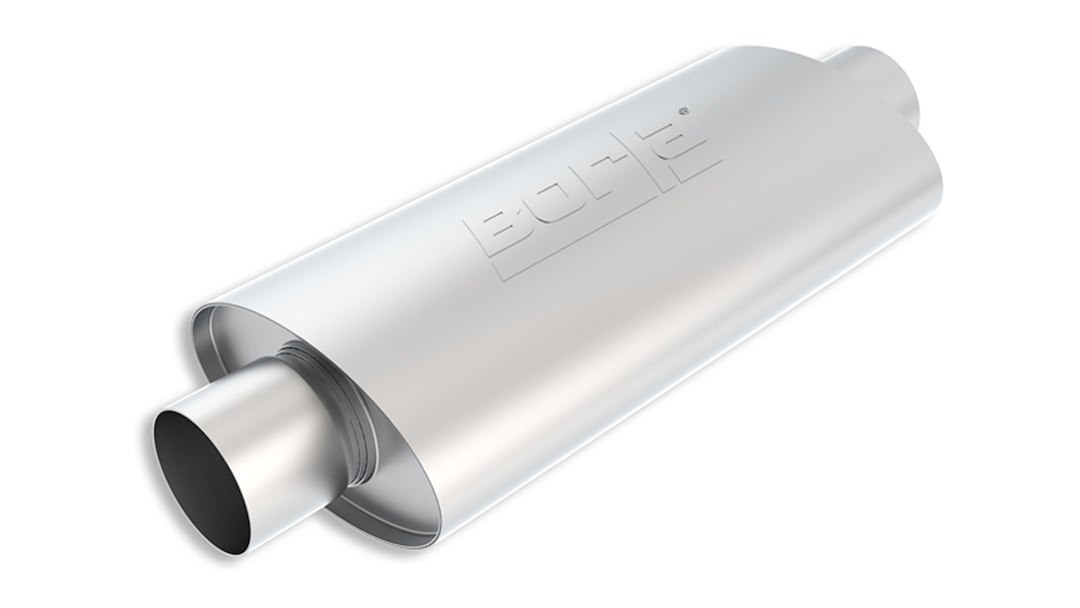 Borla Exhaust Muffler, XR-1 ® Series, T-304 Stainless Steel, 7.88 Inch Width X 4-1/2 Inch Height Case – 40945