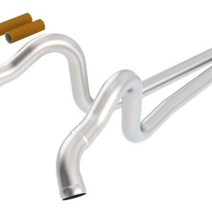 Borla Exhaust Pipe, T-304 Stainless Steel, 2-3/4 Inch Diameter, Over Axle Pipes – 60521