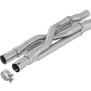 Borla Exhaust Pipe, X-Pipe, T-304 Stainless Steel, 2-1/2 Inch Pipe Diameter to 2 Inch Pipe Diameter, Switchfire® X-Pipe – 60662