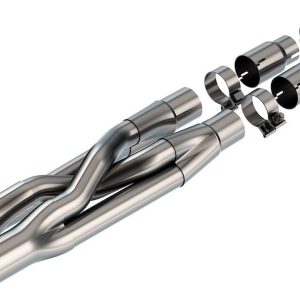 Borla Exhaust Crossover Pipe, T-304 Stainless Steel, 2-1/4 Inch Inlet X 2-3/4 Inch Outlet Diameter, Without Converters – 60715