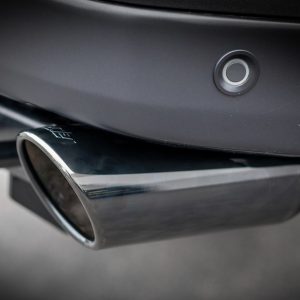 Borla Exhaust Tail Pipe, 2-3/4 Inch Diameter, T-304 Stainless Steel, Dual Split Rear Exit – 60743BC