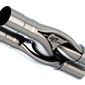 Borla Exhaust Crossover Pipe, Switchfire®, Hydroformed X-Pipe, T-304 Stainless Steel, 3 Inch Pipe Diameter, Without Converter – 60746