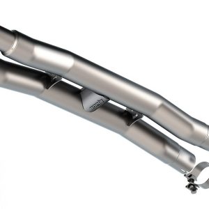 Borla Exhaust Crossover Pipe, H-Pipe, T-304 Stainless Steel, 2-1/4 Inch to 2-3/4 Inch Pipe Diameter, Without Converter – 60752