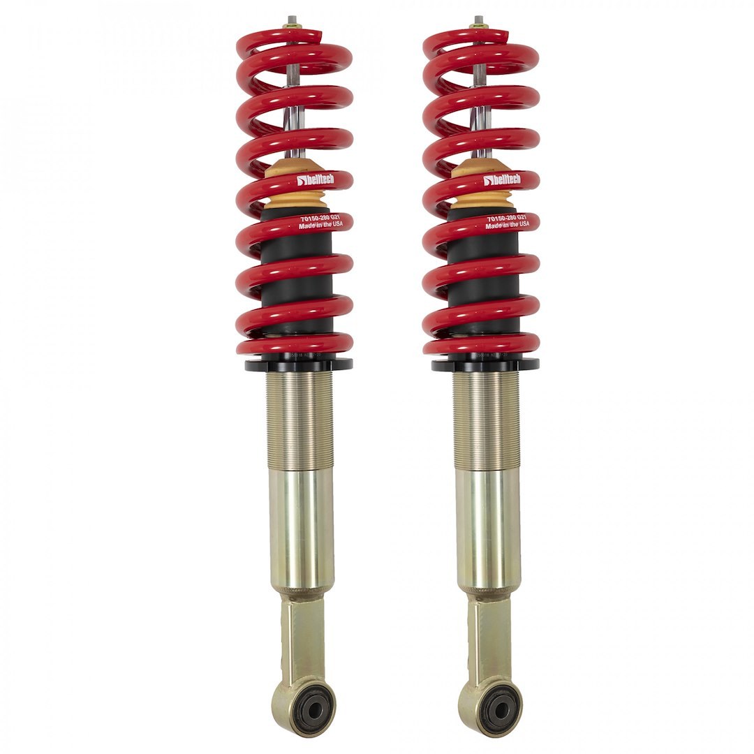 Belltech Coil Over Shock Absorber, Adjustable, 0 Inch to 3 Inch Lift, With Coil Springs/ Bump Stops/ Dust Boots, Set of 2 – 15106