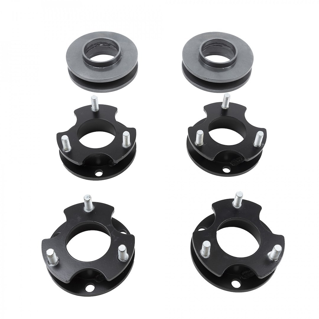 Belltech Lift Kit Suspension, 3 Inch Front Lift/ 3 Inch Rear Lift, Black, With Front and Rear Adjustable Struts – 152601BK