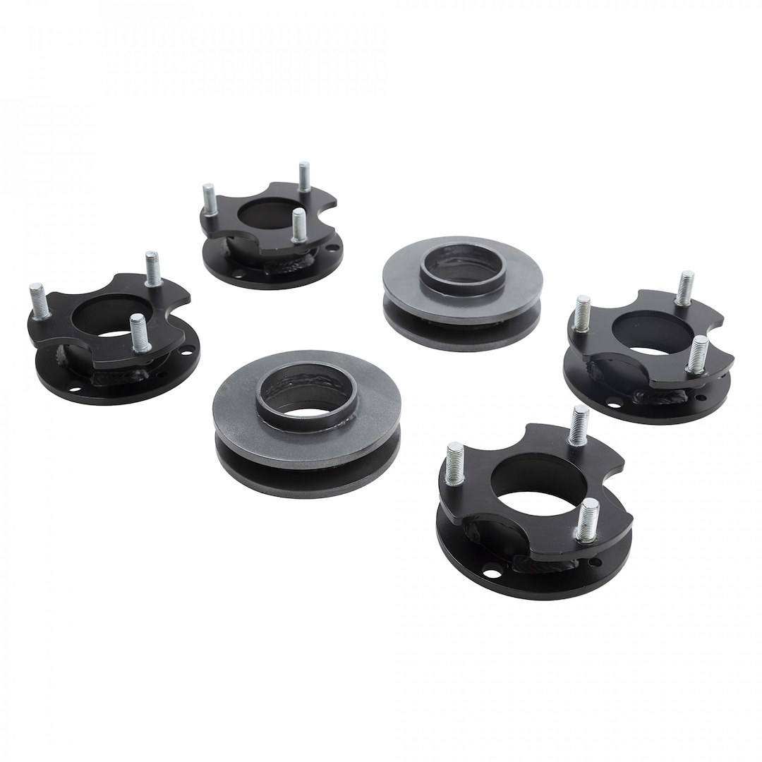 Belltech Lift Kit Suspension, 3 Inch Front Lift/ 3 Inch Rear Lift, Black, With Front and Rear Adjustable Struts – 152601BK