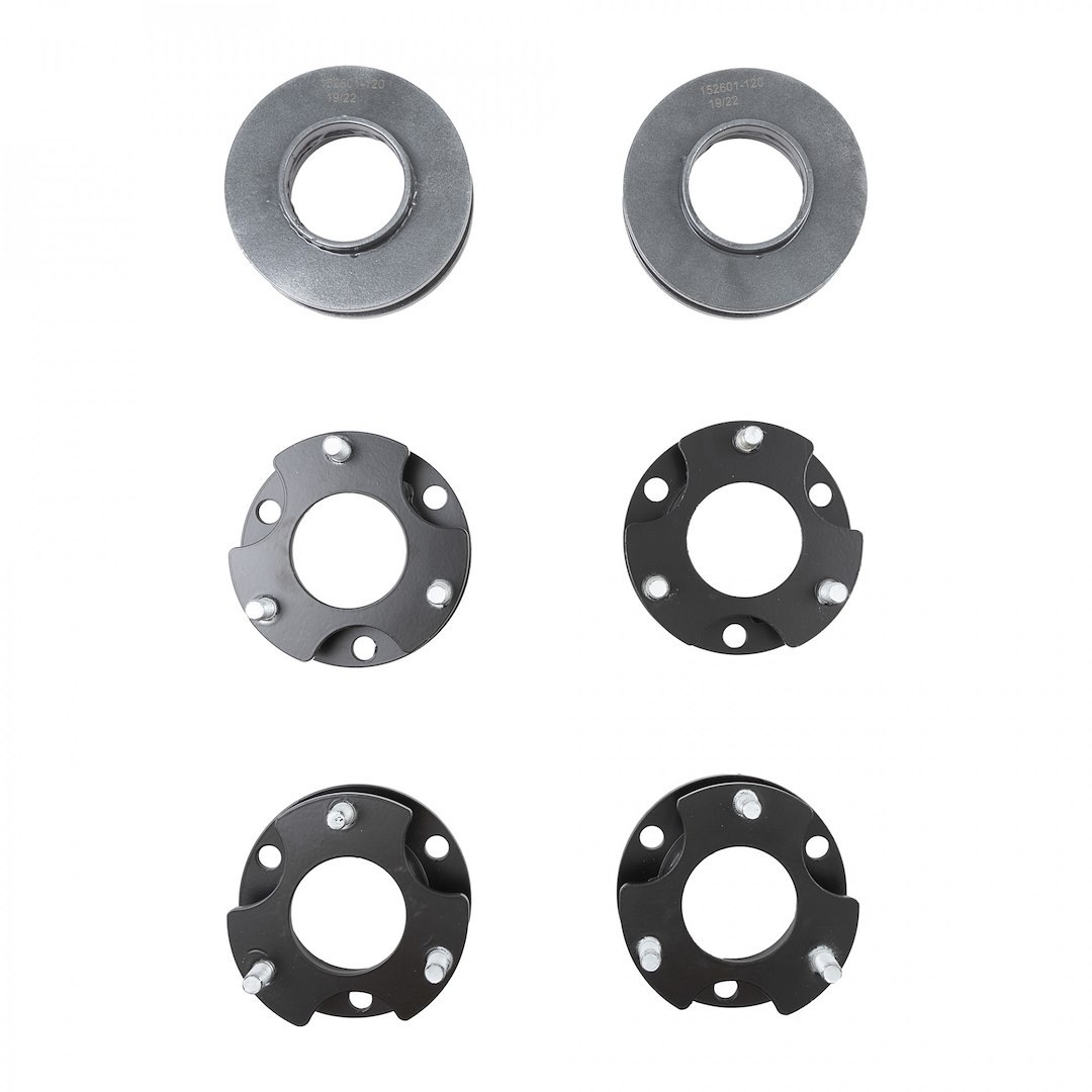Belltech Lift Kit Suspension, 3 Inch Front Lift/ 3 Inch Rear Lift, Black, With Front and Rear Adjustable Struts – 152601BK