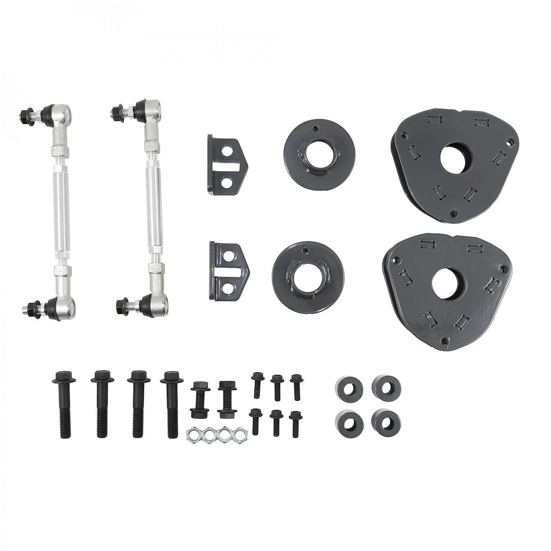 Belltech Lift Kit Suspension, 1-1/2 Inch Front Lift, 1-1/2 Inch Rear Lift, Without Shock Absorbers IN Kit – Shock Change Not Necessary – 152650BK