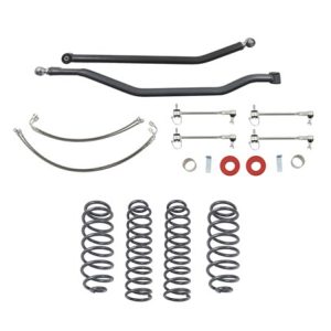Belltech Lift Kit Suspension, 4 Inch Front Lift, 4 Inch Rear Lift, With Front and Rear Trail Performance Shock Absorbers IN Kit – 153201TPS