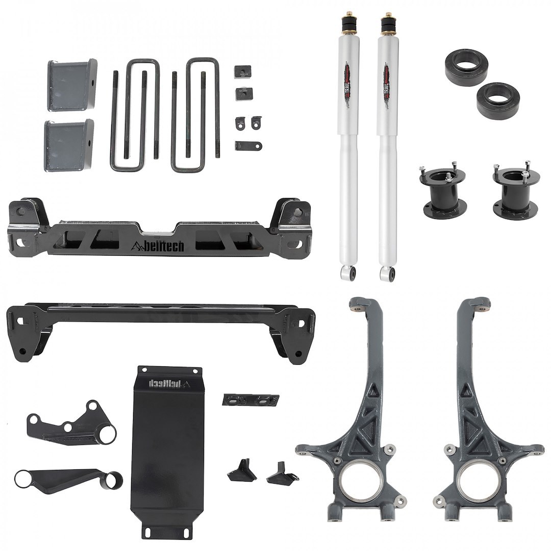 Belltech Lift Kit Suspension, Trail Performance, 6 Inch Front and Rear Lift, With Rear Trail Performance Twin Tube Shocks – 154301BK6