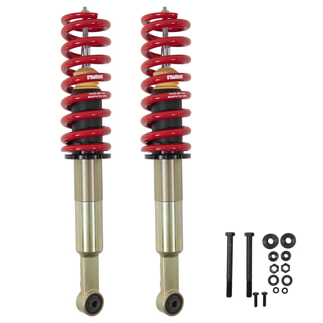 Belltech Leveling Kit Suspension, 1/2 to 3 Inch Lift, Coil Over Shocks, With Differential Drop Kit – 154302HK