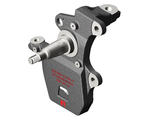 Belltech Spindle, Spindle Assembly, 2 Inch Drop, Iron, Set of 2 – 2350