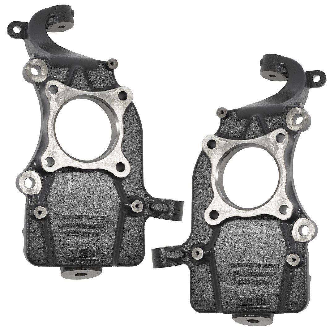Belltech Spindle, Spindle Assembly, 2 Inch Drop, Ductile Iron, Powder Coated, Set of 2 – 2353