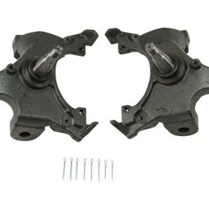 Belltech Spindle, Spindle Assembly, 2 Inch Drop, Iron, Set of 2 – 2400