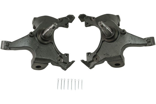 Belltech Spindle, Spindle Assembly, 2 Inch Drop, Iron, Set of 2 – 2400
