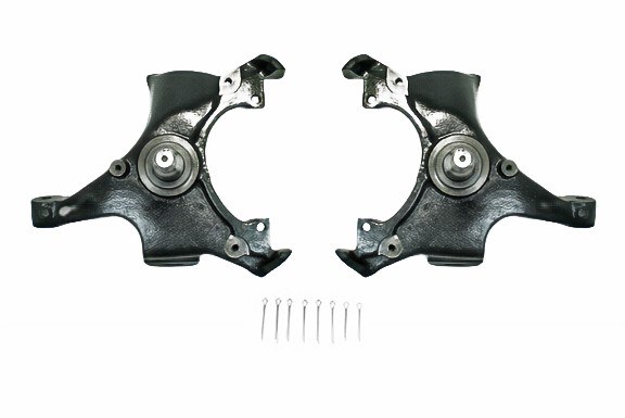 Belltech Spindle, 2 Inch Drop, Iron, Set of 2 – 2500