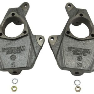 Belltech Spindle, Spindle Assembly, 2 Inch Drop, Iron, Set of 2 – 2508