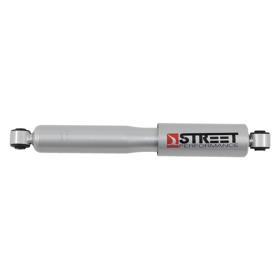 Belltech Shock Absorber, Street Performance, Nitrogen Gas Charged, Two Year Warranty, Non Adjustable Valving, With Sleeves, Silver, Single – 2508EE
