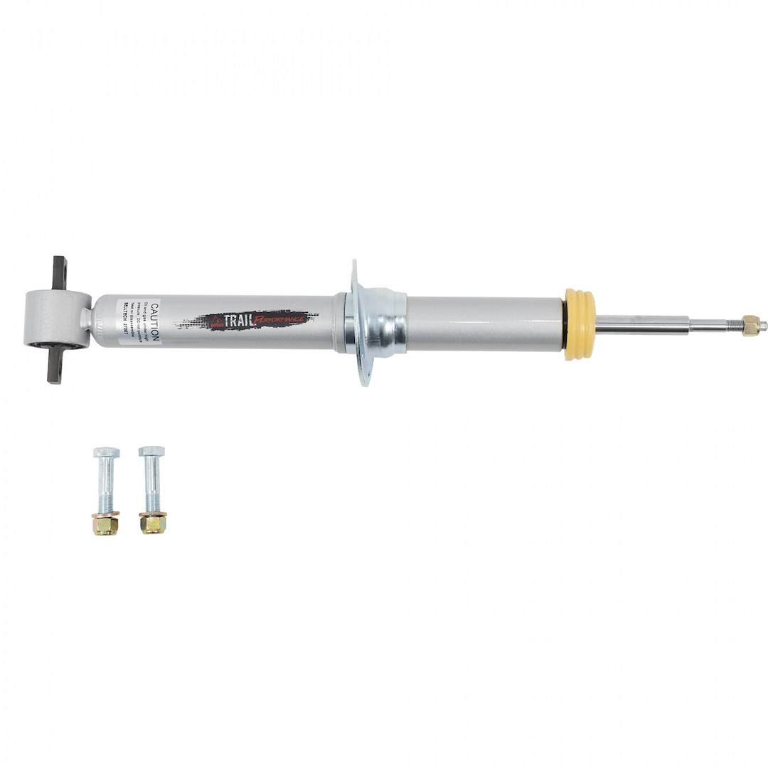 Belltech Shock Absorber, Trail Performance, Nitrogen Gas Charged, Two Year Warranty, Adjustable Valving, With Sleeves, Silver, Single – 27007