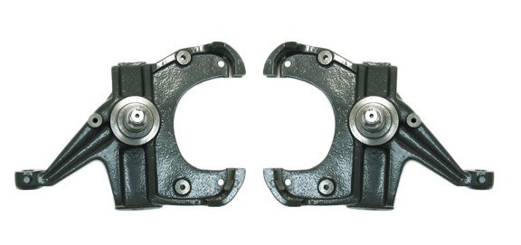 Belltech Spindle, Spindle Assembly, 3 Inch Drop, Iron, Set of 2 – 3100
