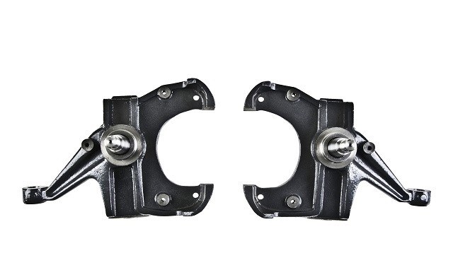 Belltech Spindle, Spindle Assembly, 3 Inch Drop, Iron, Set of 2 – 3200