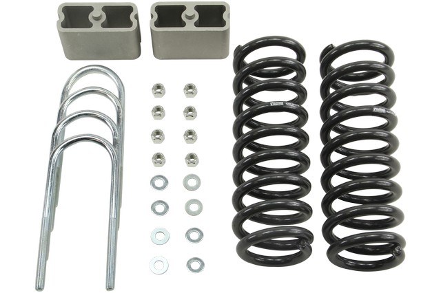 Belltech Lowering Kit, 2 Front 3 Inch Rear Drop, Shock Absorbers Not Included, With Coil Springs and Lowering Block Kit – 443