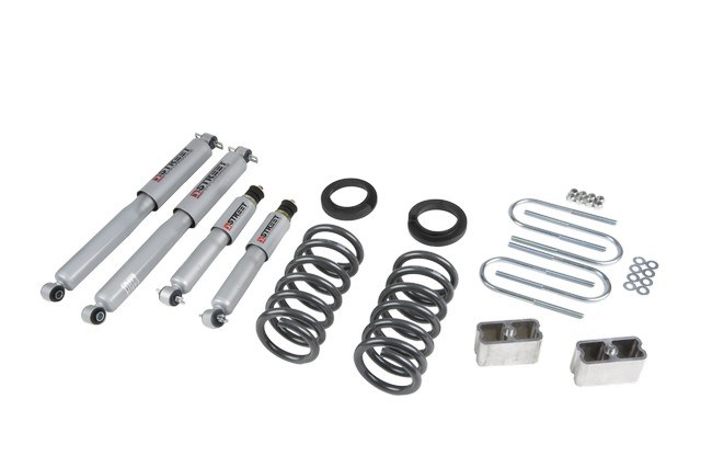 Belltech Lowering Kit, 2 or 3 Inch Front 3 Inch Rear Drop, Shock Absorbers Included – 630SP