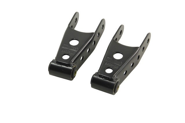 Belltech Leaf Spring Shackle, 2 Inch Drop, Non-Greaseable, Rubber Bushing, Set of 2 – 6400