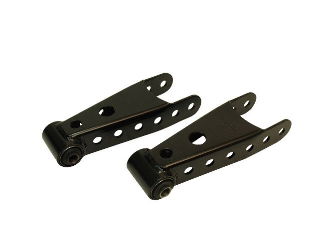 Belltech Leaf Spring Shackle, 3 Inch Rear Drop, Rubber Bushing, Set of 2 – 6403