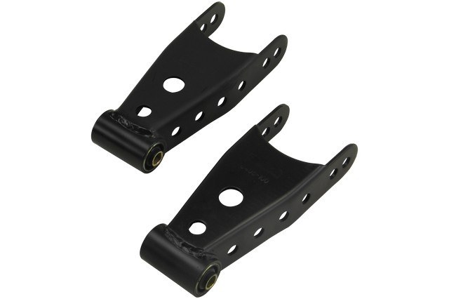 Belltech Leaf Spring Shackle, 2 Inch Rear Drop, Rubber Bushing, Set of 2 – 6406