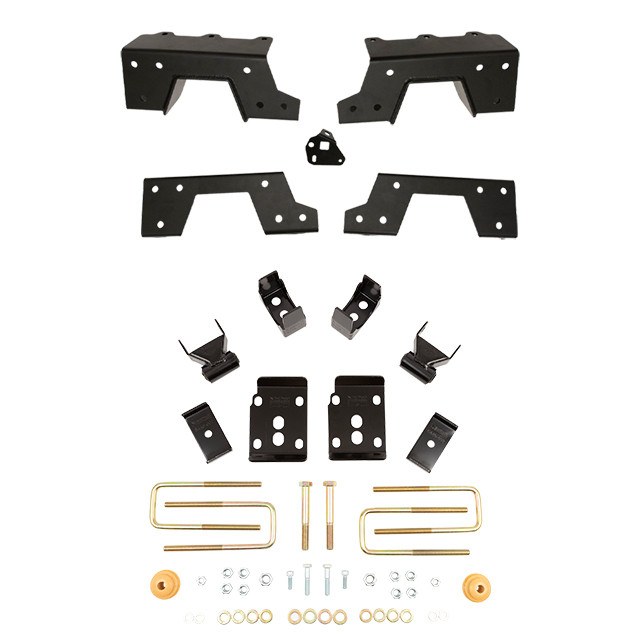 Belltech Frame Rail, C-Notch Plates, With 2 C-Notch Plates/ Axle Saddles/ U-Bolts/ Plates/ Shackles/ Front Spring Hangers/ Bumpstops/ Hardware – 6448