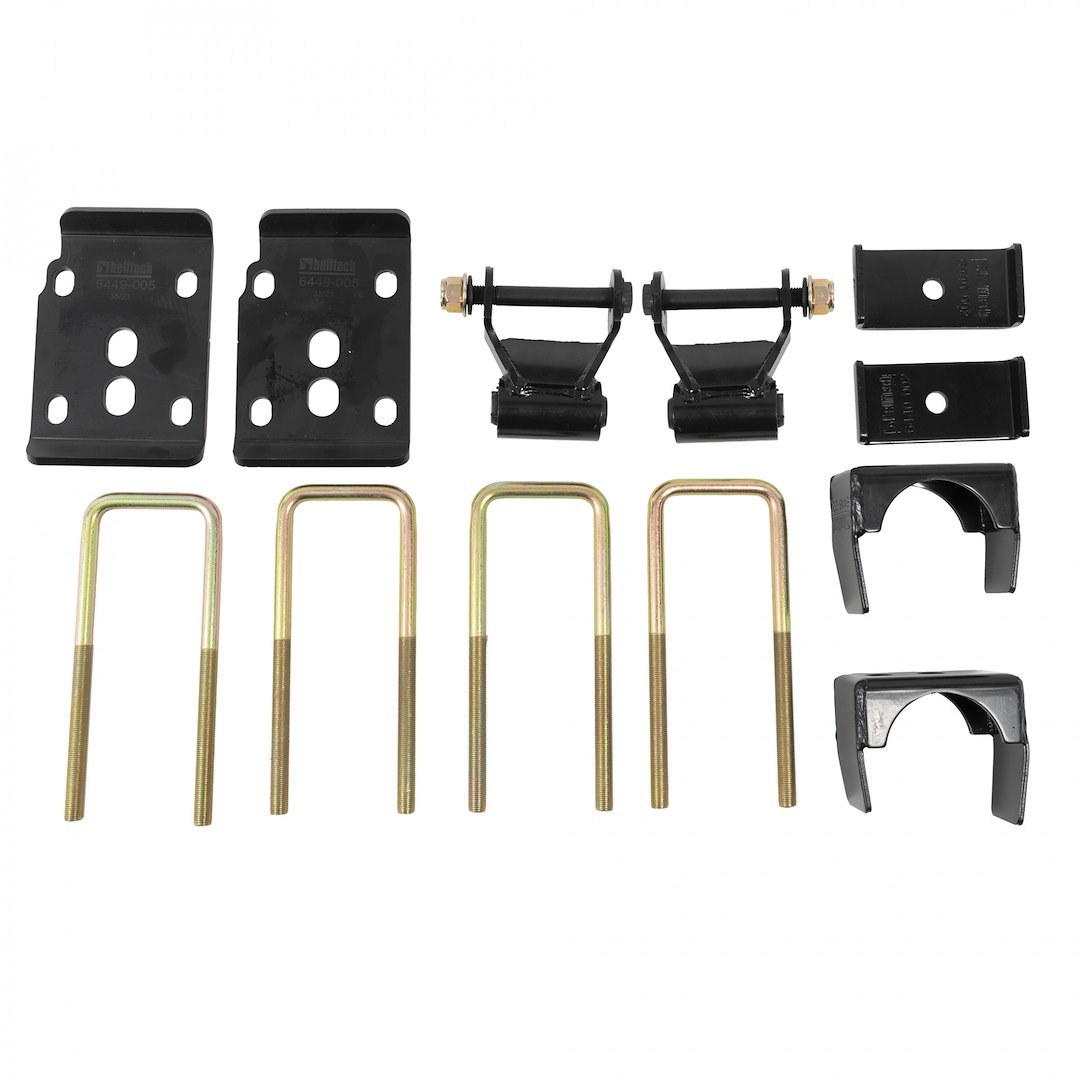 Belltech Leaf Spring Over Axle Conversion Kit, 6.5 Inch to 7.5 Inch Drop – 6449