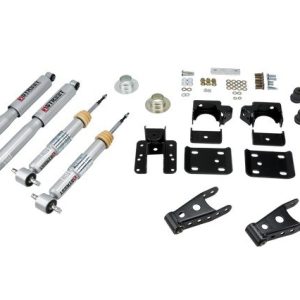 Belltech Lowering Kit, 1 to 2 Inch Front 4 Inch Rear Drop, Shock Absorbers Included – 646SP