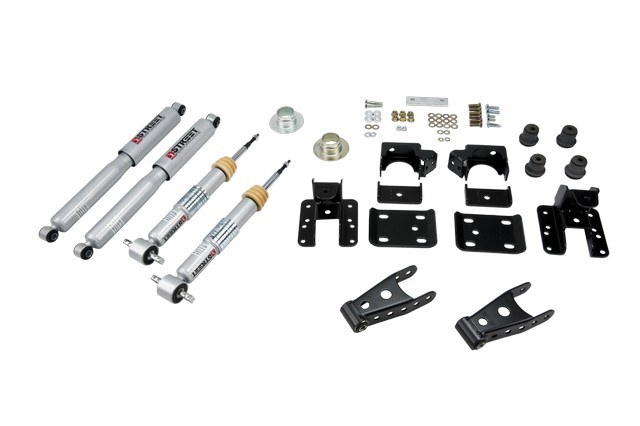 Belltech Lowering Kit, 1 to 2 Inch Front 4 Inch Rear Drop, Shock Absorbers Included – 646SP
