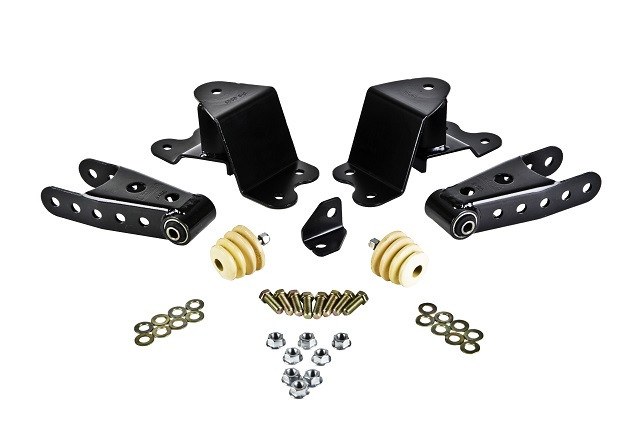 Belltech Lowering Kit, 4 Inch Drop, Without Shock Absorbers, With Shackles/ Leaf Spring Hangers/ Bump Stops/ Hardware – 6500