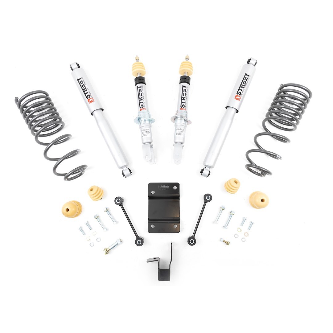 Belltech Lowering Kit, 2 Inch Front 4 Inch Rear Drop, Shock Absorbers Included – 655SP