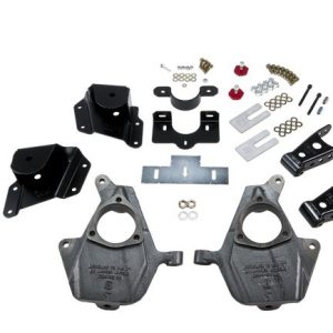 Belltech Lowering Kit, 2 Inch Front 3 Inch Rear Drop, Shock Absorbers Not Included, With Drop Spindle Set and Shackle and Hanger Kit – 658