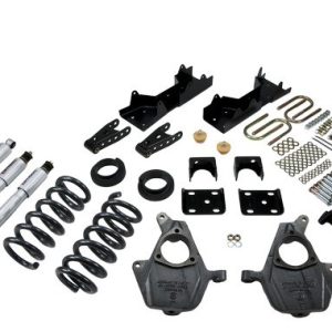 Belltech Lowering Kit, 4 or 5 Inch Front 6 or 7 Inch Rear Drop, Shock Absorbers Included – 668SP